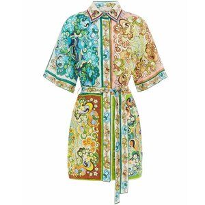 Alemais Dreamer mini dress - 100% linen - 4